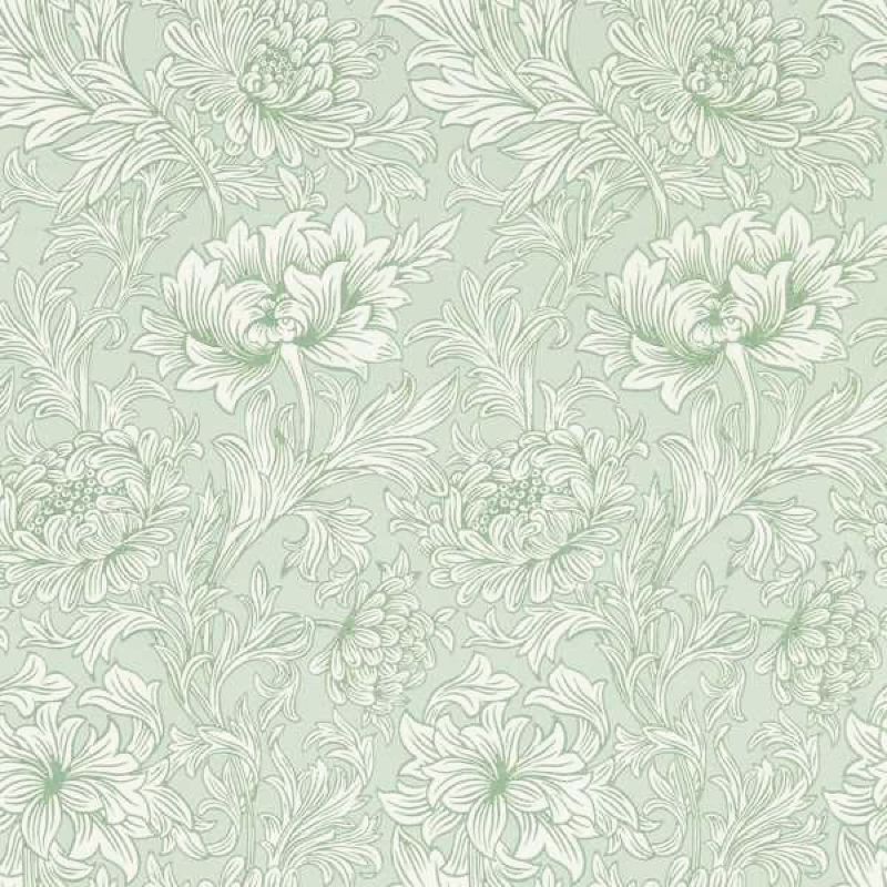 TAPET CHRYSANTHEMUM TOILE, willow