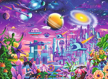 Cosmic City 200 XXL Bitar Ravensburger