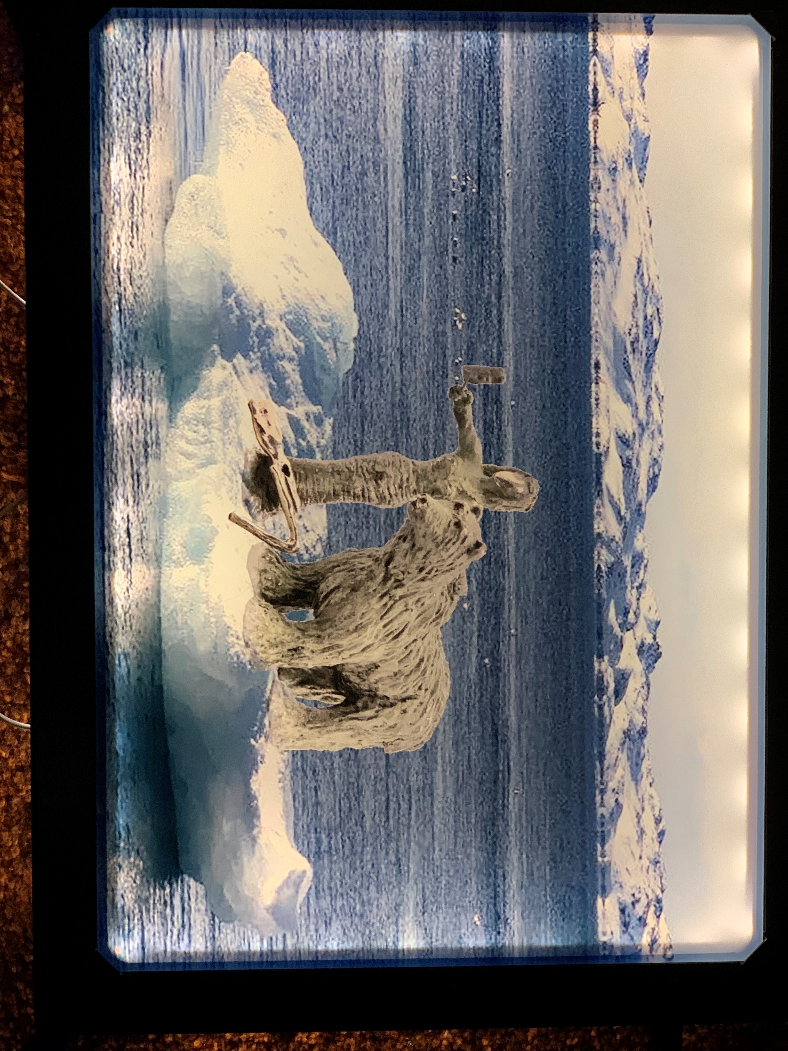  Painting with own motif A4/ 27 x 36 cm - 2