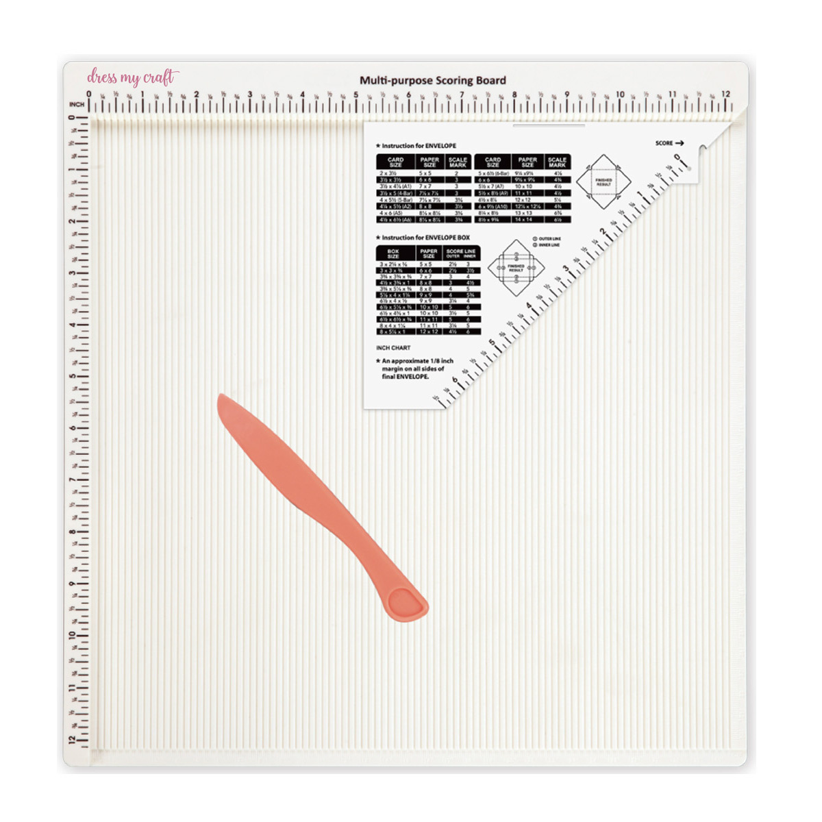 Scoring Board, 12"x12", Dress My Craft