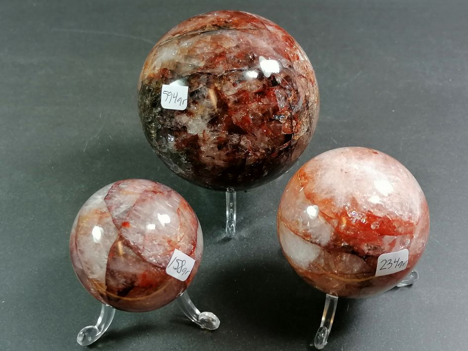 Hematoidkvarts Kula / Klot  - 2