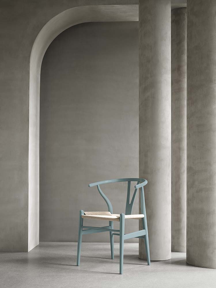 CH24 Wishbone chair (Soft Edition Pewter) by Ilse Crawford - Carl Hansen & Søn - 5