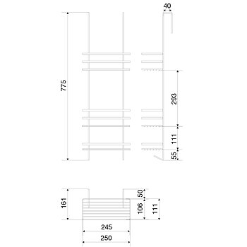 Cabin Shelf Satina (white)