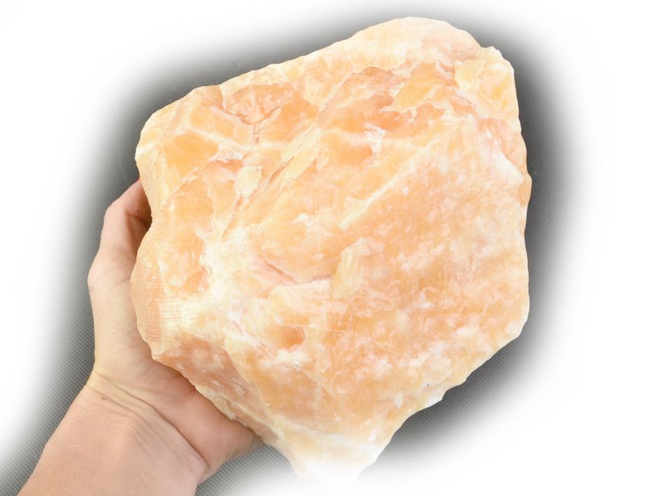 Orange Kalcit , Råsten - XL - 2