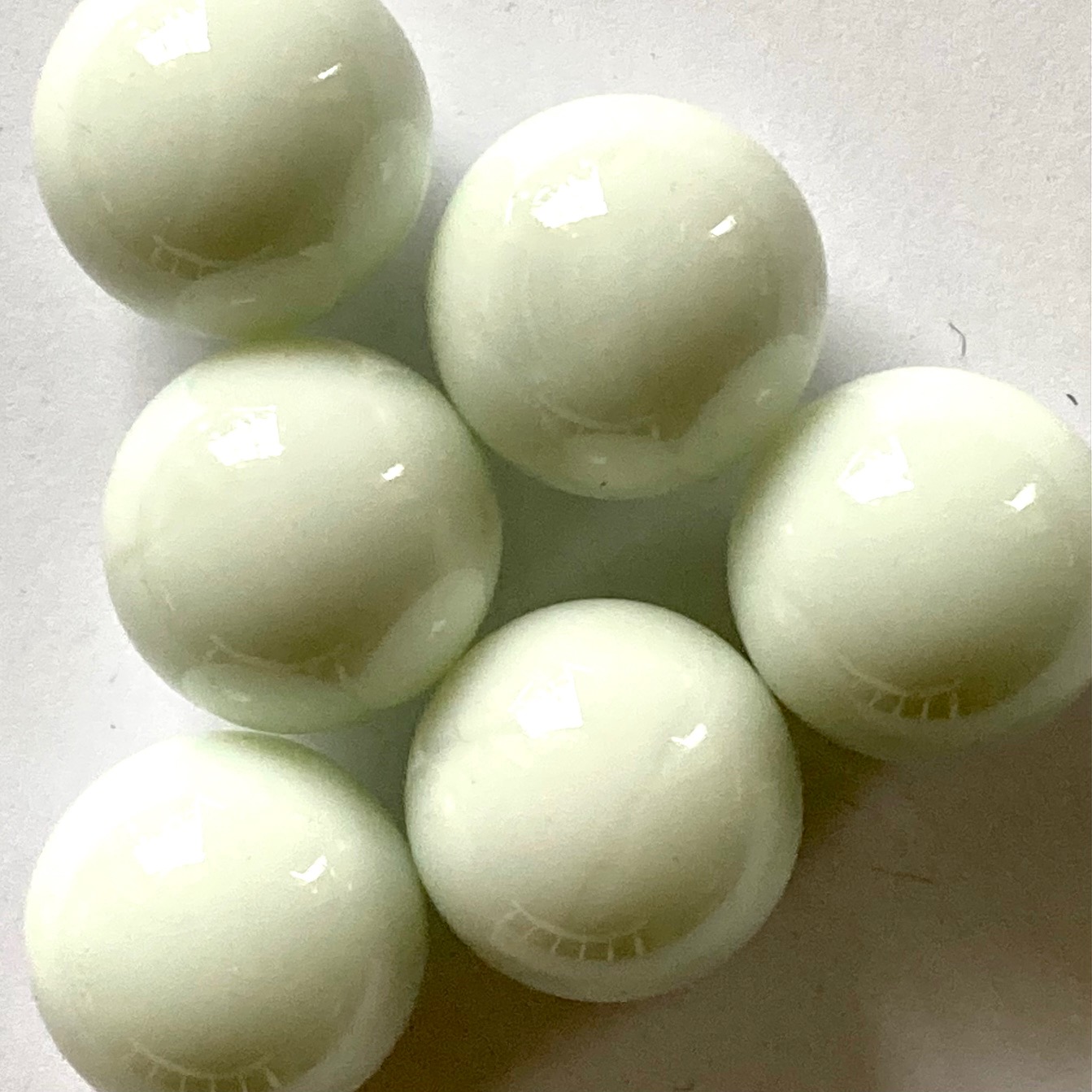 Spelkula Blank Vit 22 mm