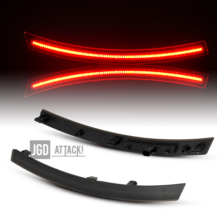 LED-sidomarkeringar bak – röktonade (CORVETTE C7 14–19)