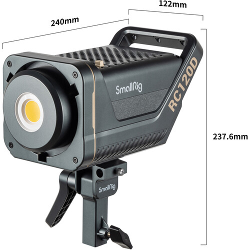 SmallRig 3612 RC120D Daylight-Balanced Video Light - 3