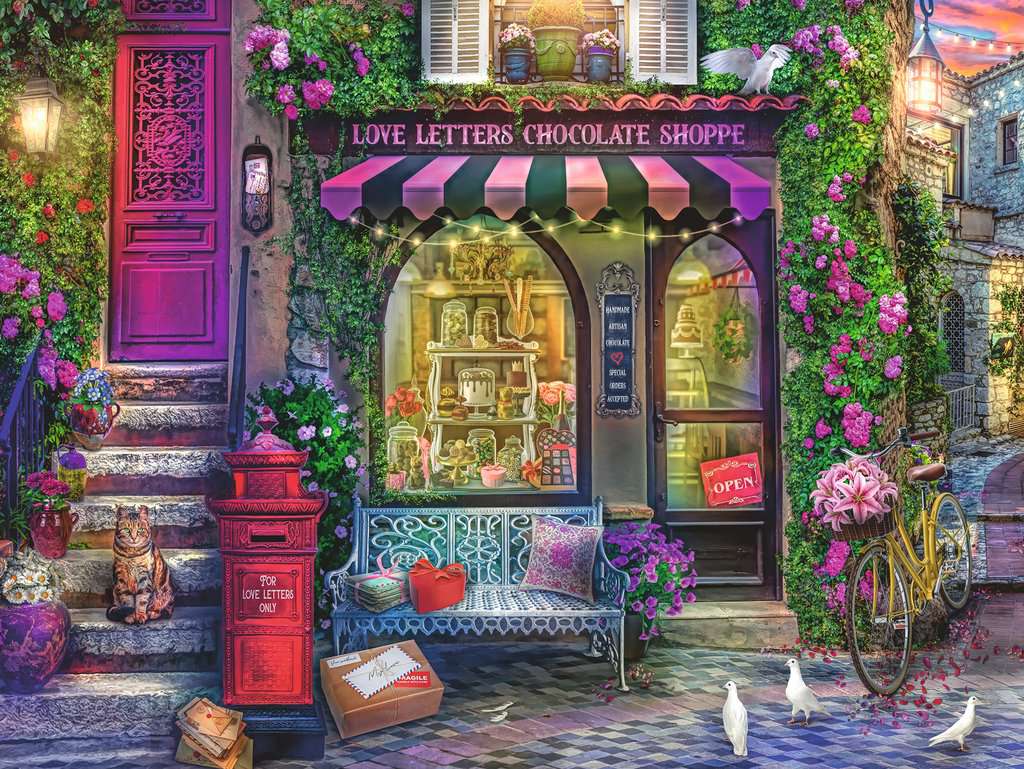 Love Letters Chocolate 1500 Bitar Ravensburger