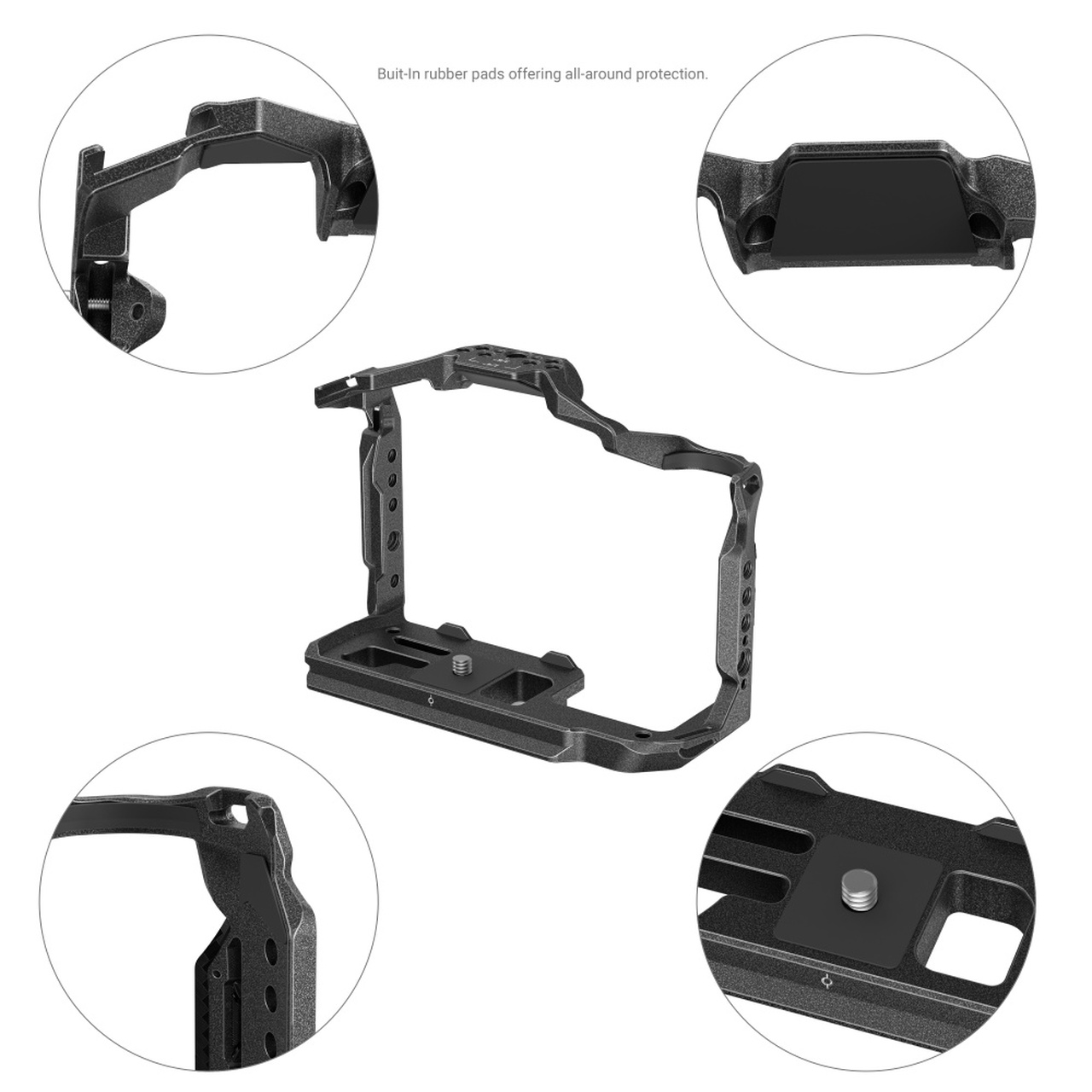 SmallRig 3440 “Black Mamba” Camera Cage for Panasonic LUMIX GH6 - 3