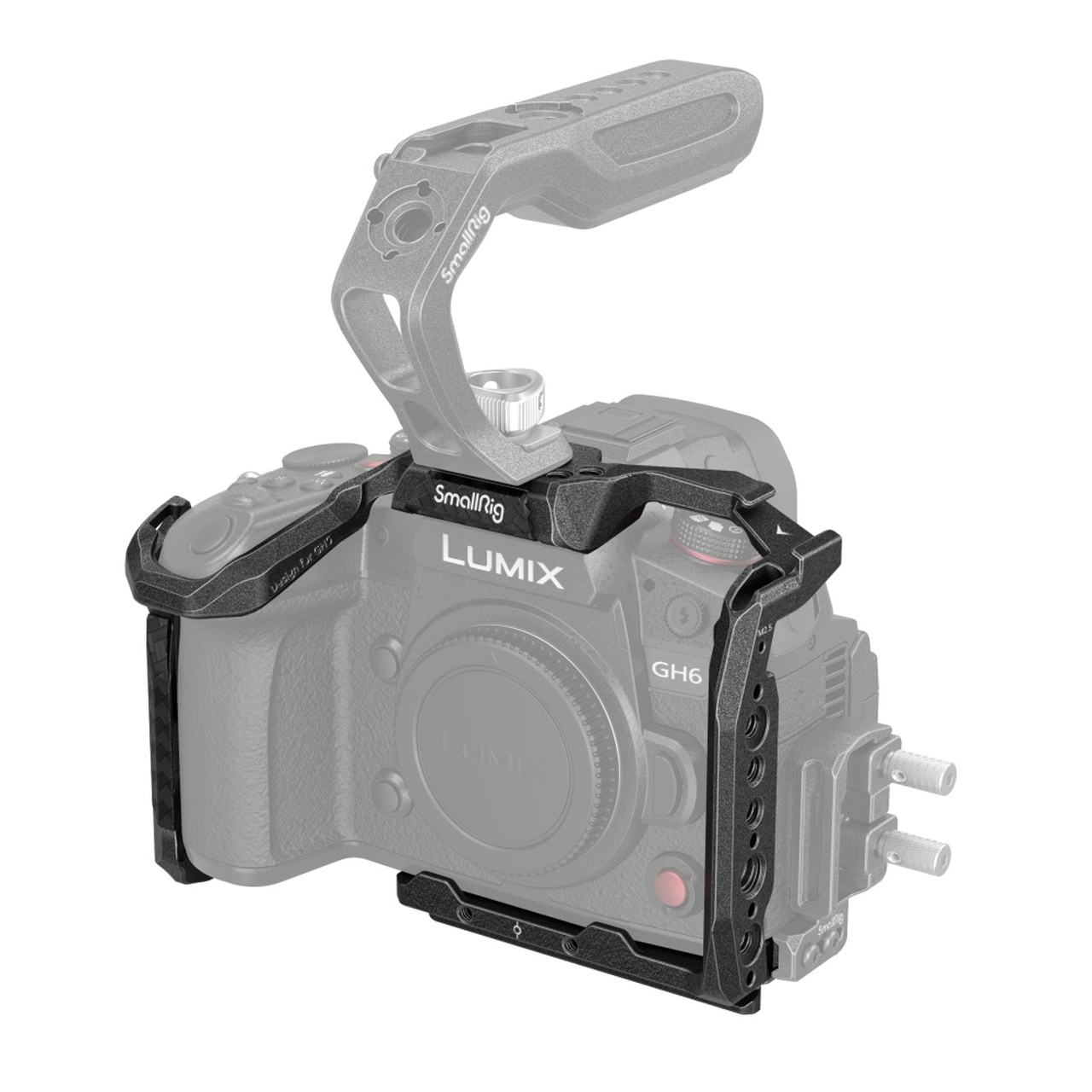 SmallRig 3440 “Black Mamba” Camera Cage for Panasonic LUMIX GH6 - 6