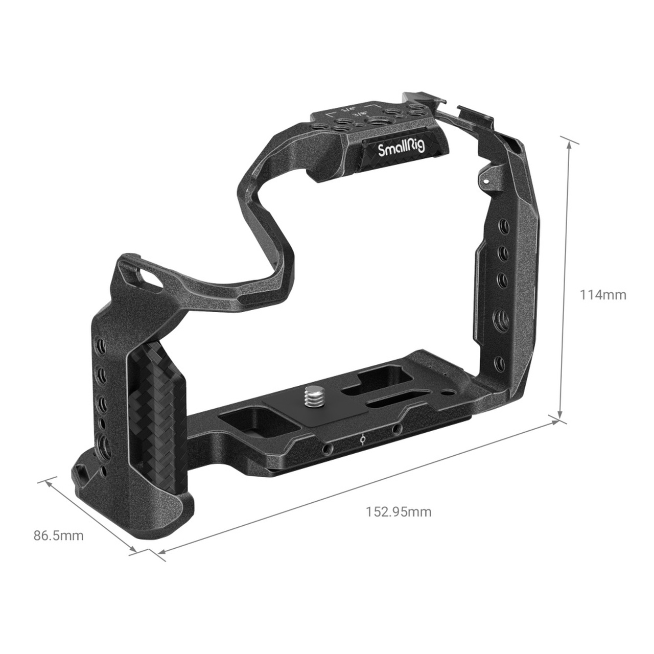 SmallRig 3440 “Black Mamba” Camera Cage for Panasonic LUMIX GH6 - 4