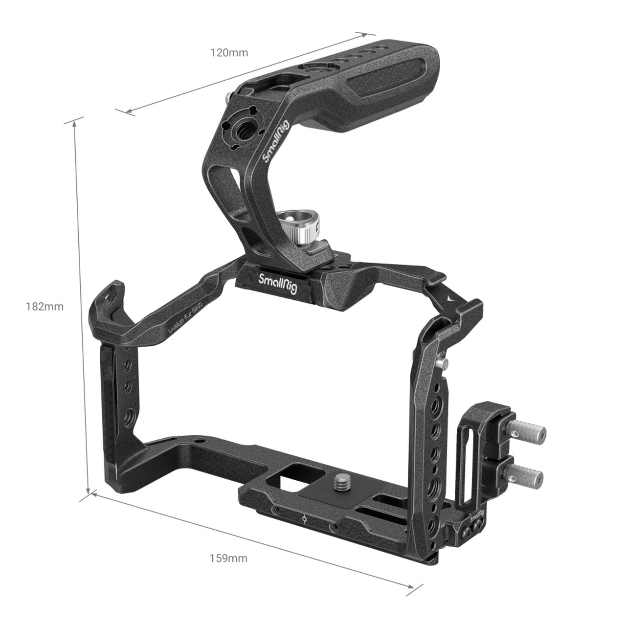 SmallRig 3441 “Black Mamba” Camera Cage Kit for Panasonic LUMIX GH6 - 2