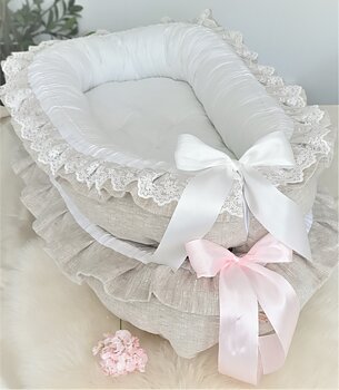 Tyg utsida Elvira beige linne