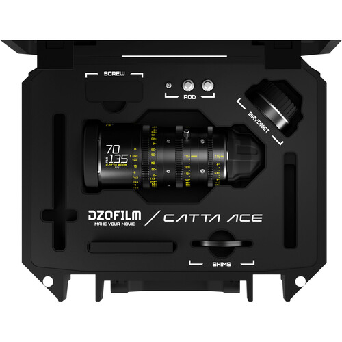 DZOFilm Catta Ace 70-135mm T2.9 Cine Zoom Lins PL/EF Mount  Black - 7