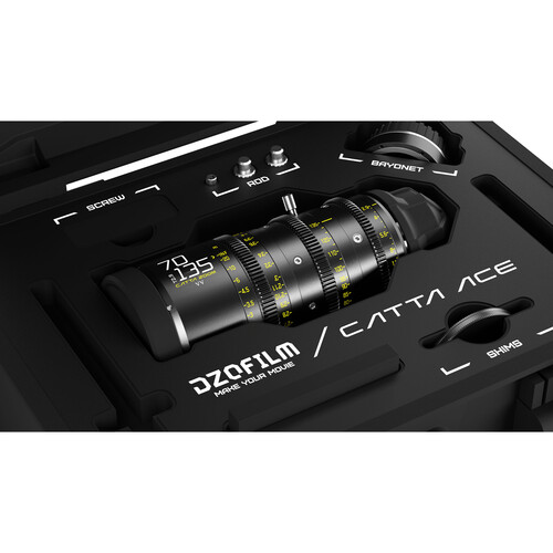 DZOFilm Catta Ace 70-135mm T2.9 Cine Zoom Lins PL/EF Mount  Black - 10