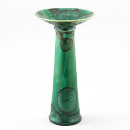 Isak Isaksson (2020) Unique Vase with Green Crystalline Glaze 20 cm