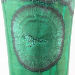 Isak Isaksson (2020) Unique Vase with Green Crystalline Glaze 20 cm