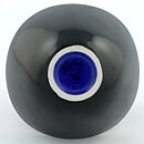 Carl-Harry Stålhane (Anemone 1960s) Blue Quadratic Bowl with Linear Relief 13 cm