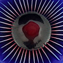Carl-Harry Stålhane (Anemone 1960s) Blue Quadratic Bowl with Linear Relief 13 cm