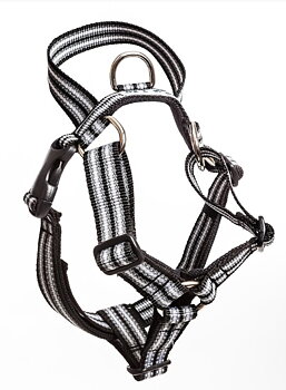 Metizo Harness With Handle Black