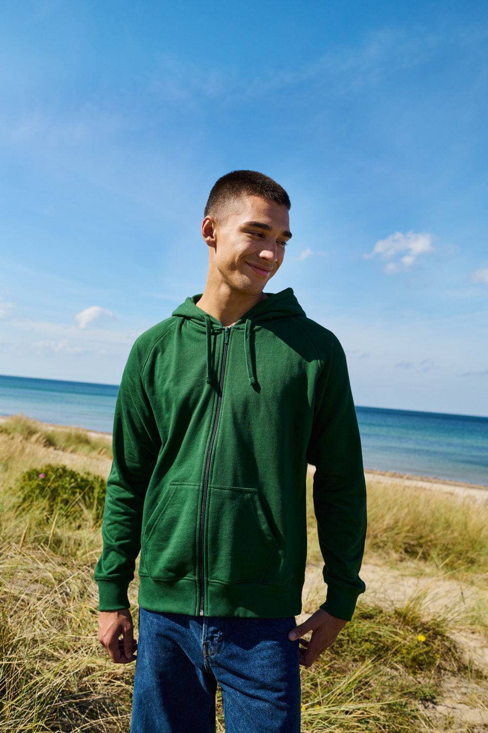 Tiger Cotton® Hoodie med dragkedja - Unisex - Neutral - EKO - 6 olika färger
