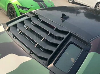 MP Bakrute Louvers - Mattsvart (CHALLENGER 08-21)