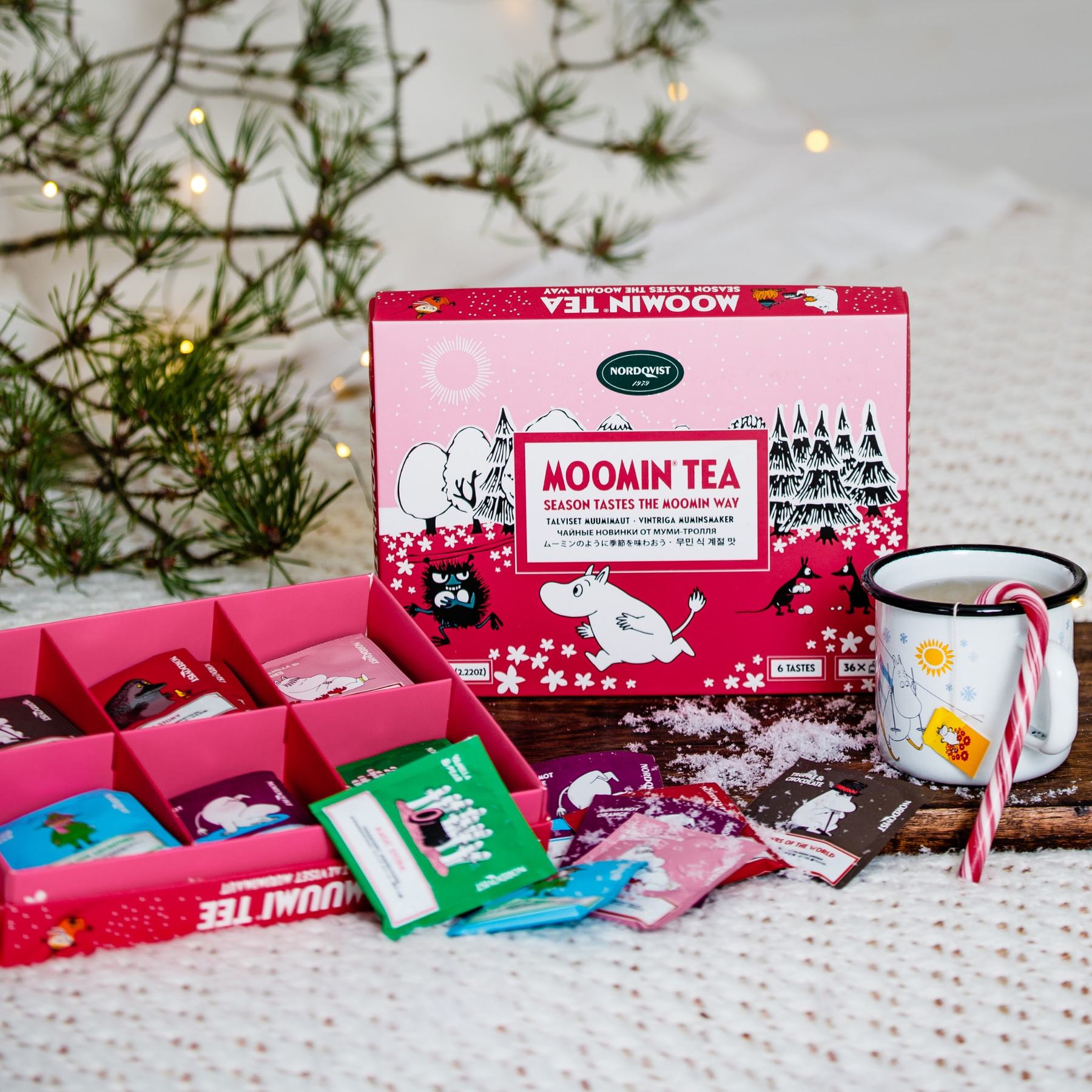 Mumin 'Seasons Tastes the Moomin Way' - Presentask med tepåsar - 3