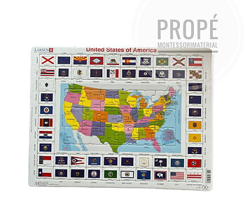 USA pussel  70 bitar  - Larsen