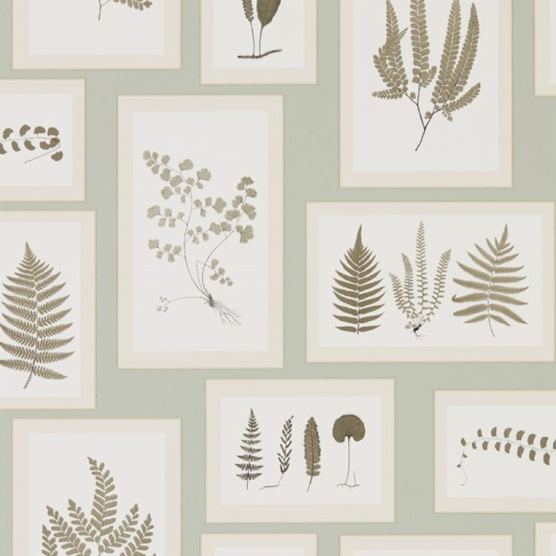 TAPET FERN GALLERY, Blue Sepia