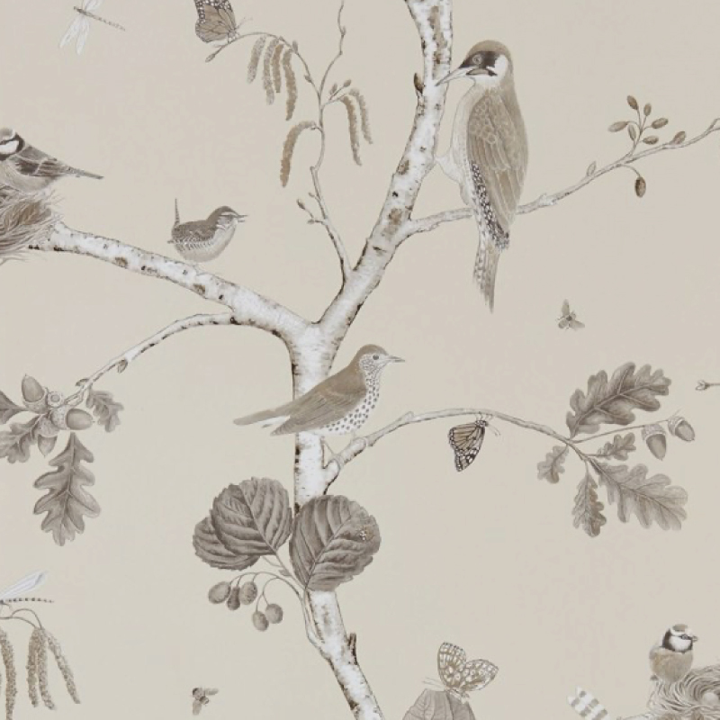 TAPET WOODLAND CHORUS, Sepia Neutral