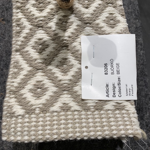 Ullmatta Björkö beige från Horreds - 2
