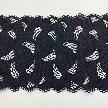 Stretch lace Black 17cm - CH361