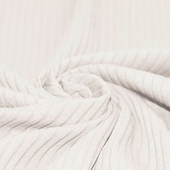 RIBBED JERSEY 8X4 - OFF WHITE