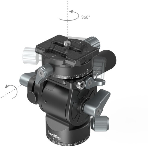 SMALLRIG 3457 Lightweight Fluid Video Head - 7