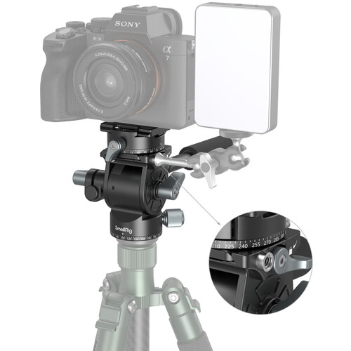 SMALLRIG 3457 Lightweight Fluid Video Head - 5