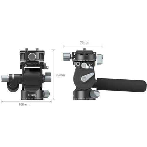 SMALLRIG 3457 Lightweight Fluid Video Head - 2