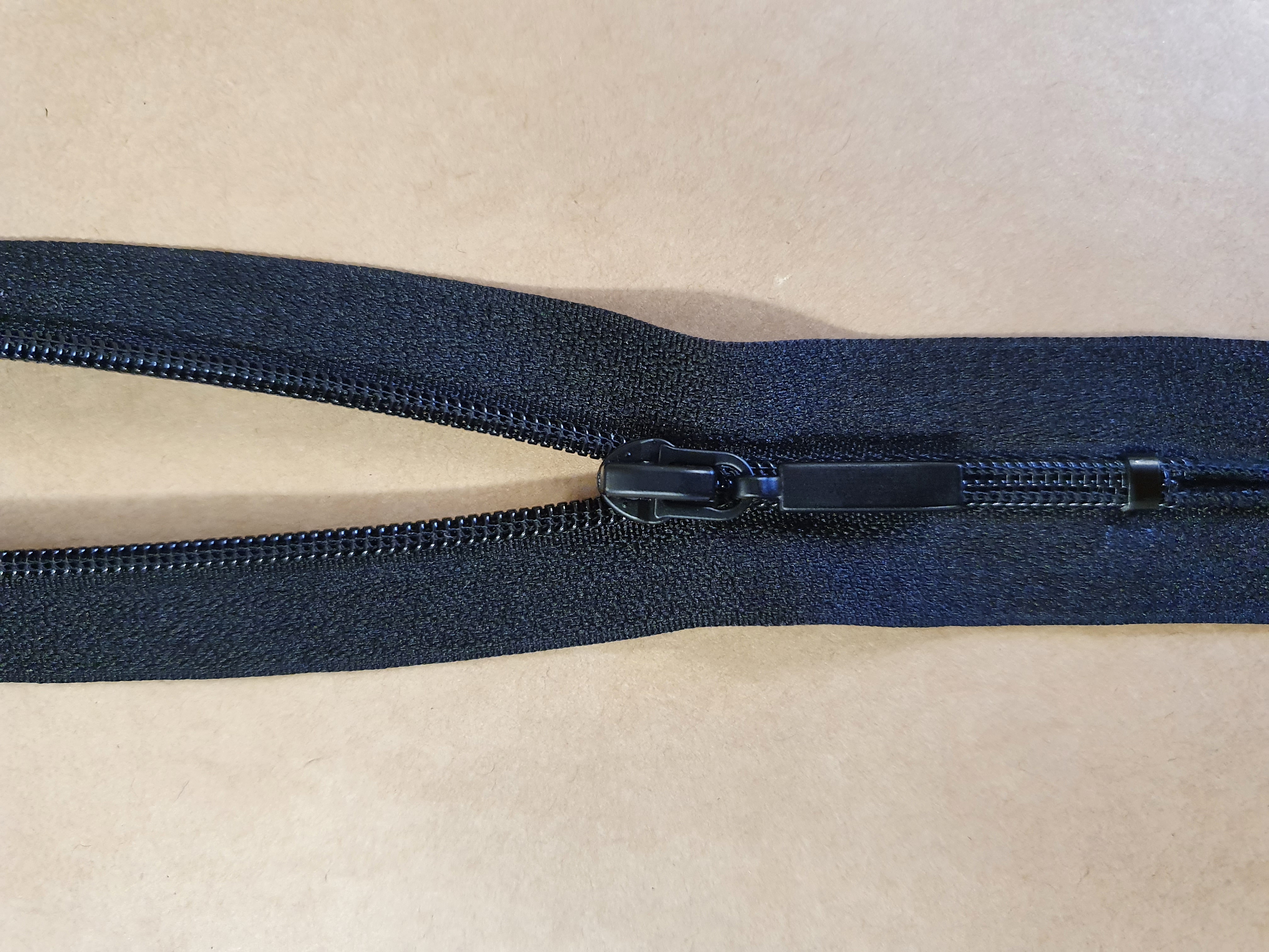Blixtlås CFC-36 35 cm fg svart med tunn och smidig löpare