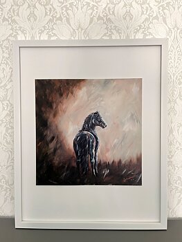 Konsttryck "Längtan" 30x30cm