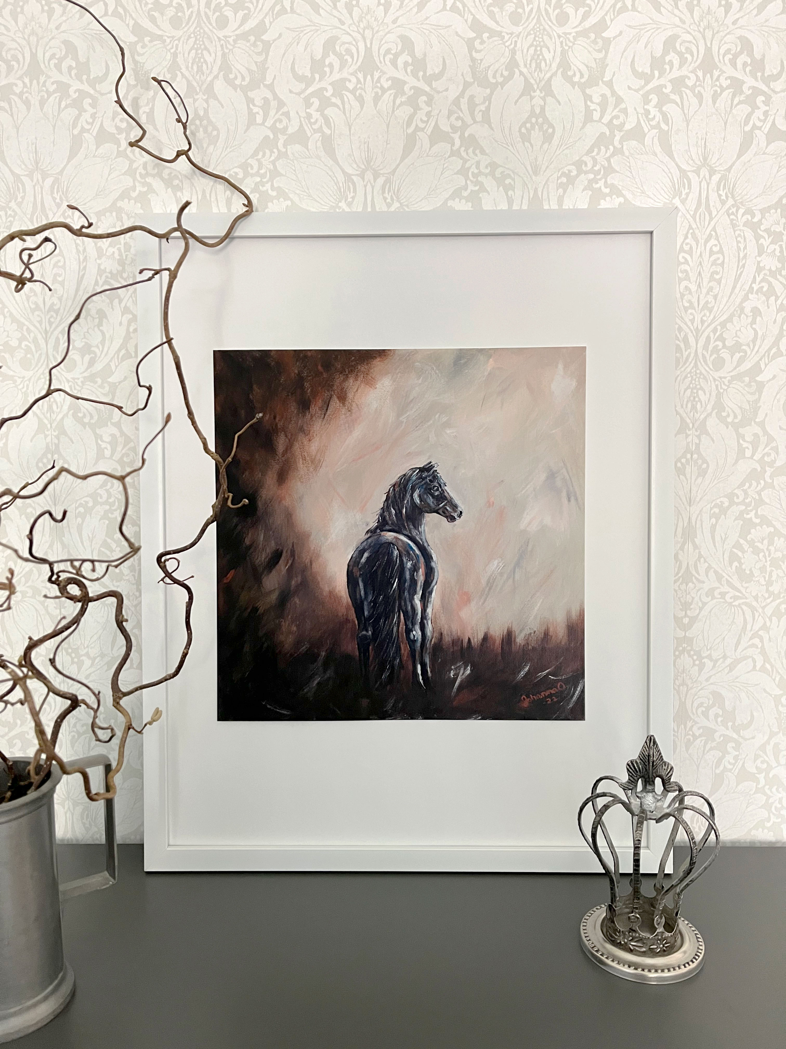 Konsttryck "Längtan" 30x30cm - 4