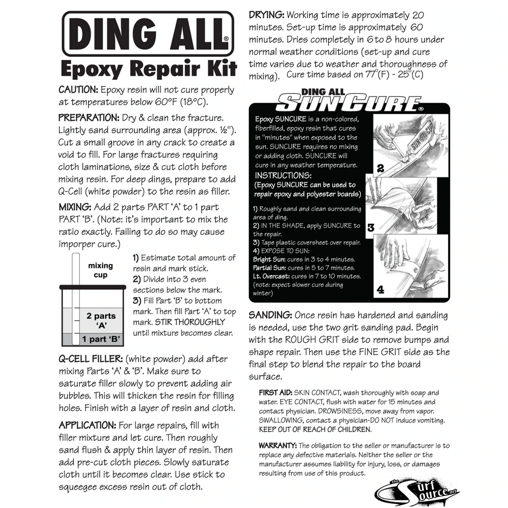 Ding all reparationskit epoxy super - 2