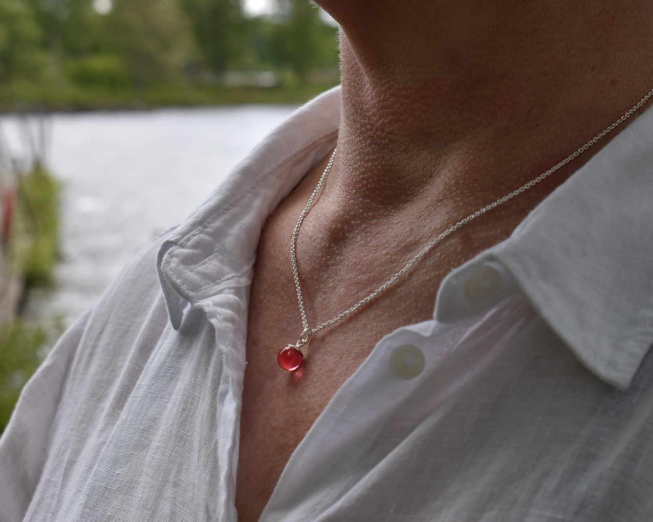 SVALÖ GAMMELROSA - halsband i rosa  - 2