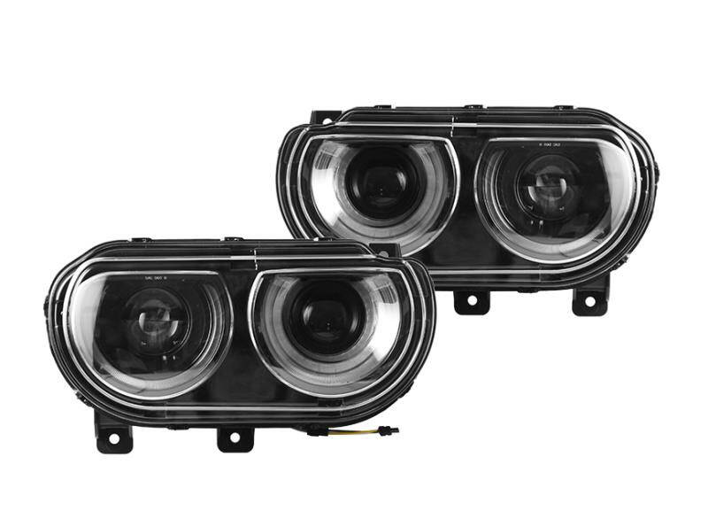 OE Style LED Projector Strålkastare - KITT (CHALLENGER 08-14) - 2
