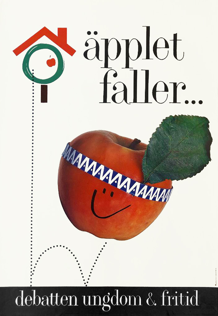 ÄPPLET FALLER …