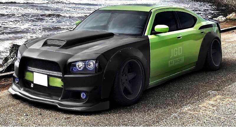 Frontläpp - IK Style (CHARGER 11-14 SRT) - 2