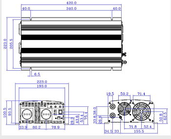 Inverter / Omvandlader 1500W