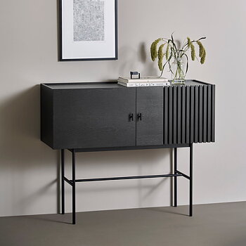 Array Hög Sideboard 120 cm svart Woud