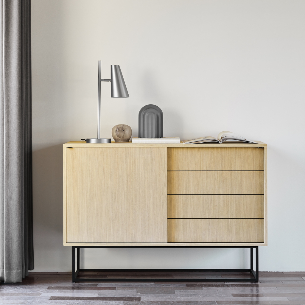 Virka Sideboard 120 cm hög ek Woud - 4
