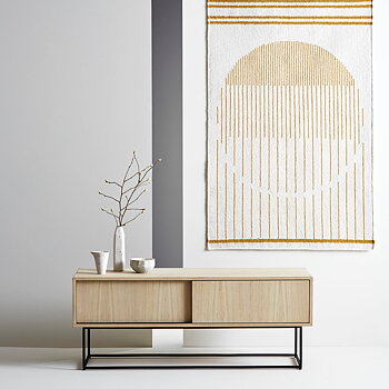 Virka Sideboard 120 cm låg ek Woud