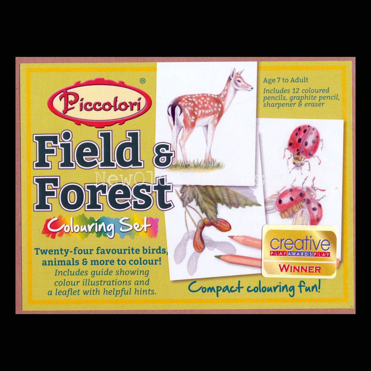 Målarkort Field & Forest