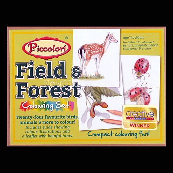 Målarkort Field & Forest